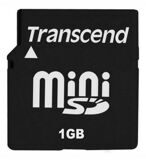 Карта памяти TRANSCEND MiniSD 1GB