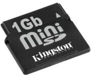 Карта памяти KINGSTON MiniSD 1GB